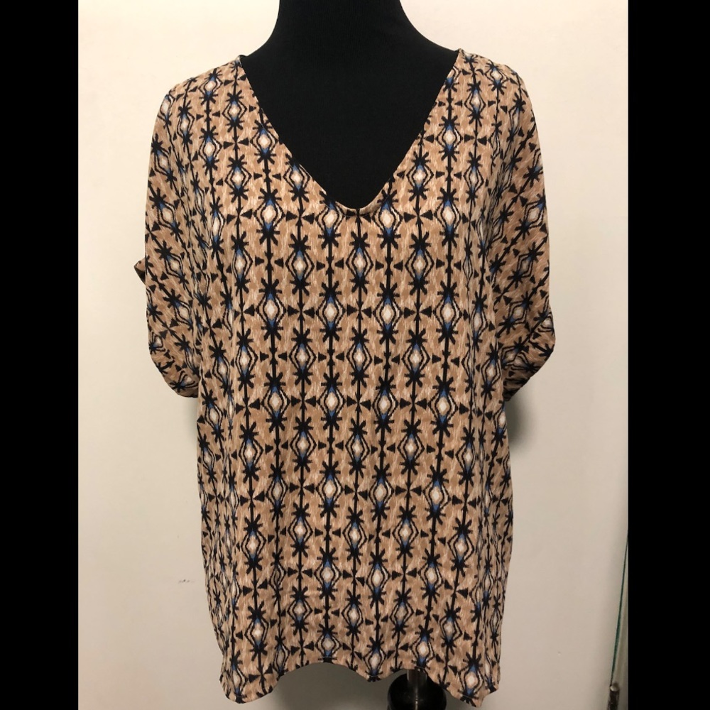 ⭐️ Lush geometric blouse ⭐️